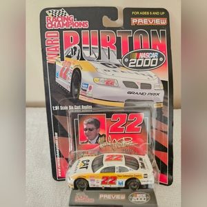 NASCAR 2000 #22 CAT "WARD BURTON". 1:64 scale die cast car. NWOT!!!